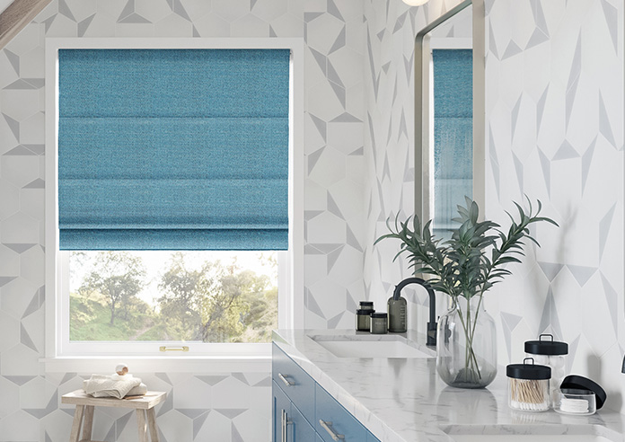 Jakarta, Blue Jay - Motorised Roman Blind - Image 3